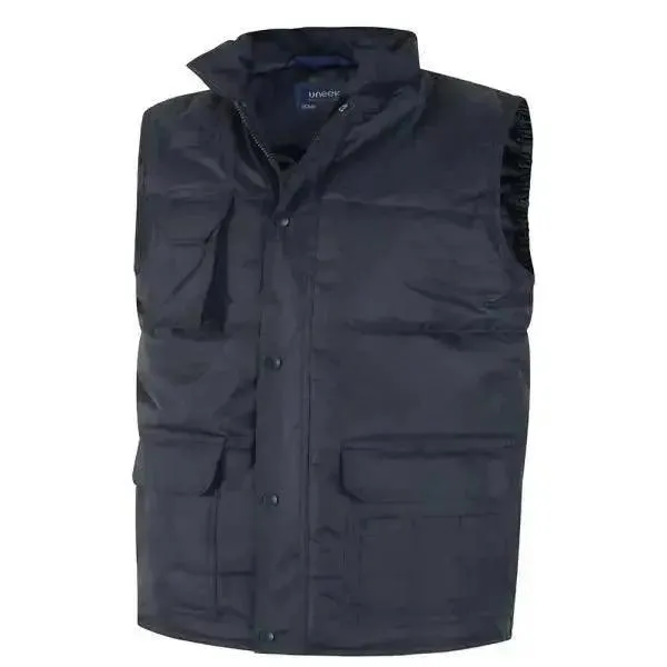 Super Pro Bodywarmer Black - Navy 60 Degree Wash