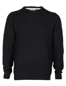 Tokyo Laundry Jay Textured Knit Jumper in navy