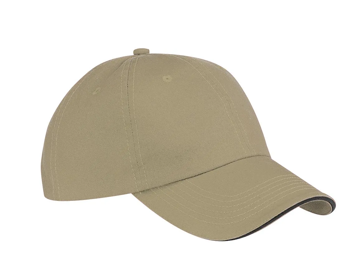 Top Headwear Washed Twill Sandwich Bill Cap