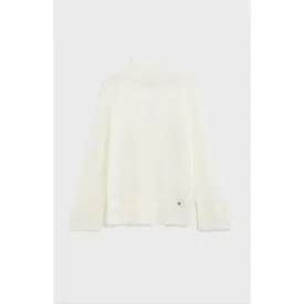 Women Wmk-Kcarly-Long Sleeve Pointelle Jumper - Ivory