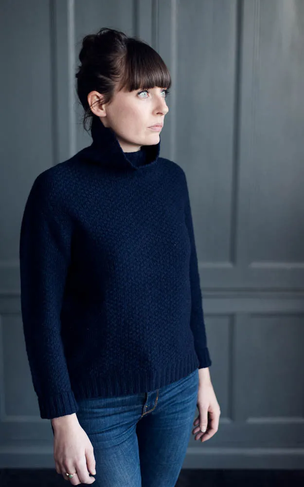 Women's Moss Stitch Lambswool Jumper